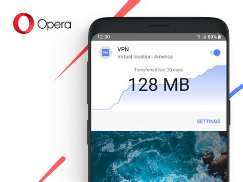 opera vpn on mobile